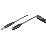 PREMIUMCORD Audio produžni kabel Jack 6, 3mm M/Ž spirala 1m - 5m