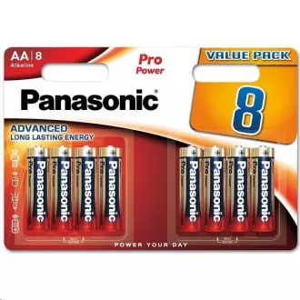 PANASONIC alkalne baterije Pro Power LR6PPG/8BW AA 1.5V (Blister 8 kom.)
