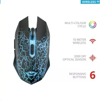 TRUST Miš GXT 107 Izza bežični optički gaming miš TRUST Miš GXT 107 Izza bežični optički gaming miš