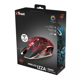 TRUST Miš GXT 107 Izza bežični optički gaming miš TRUST Miš GXT 107 Izza bežični optički gaming miš