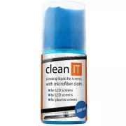 CLEAN IT Otopina za čišćenje ekrana 200 ml s krpom u poklopcu