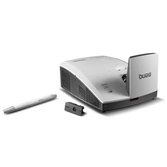 BENQ PRJ MH856UST + DLP; 1080p; 3200ANSI; 10 000: 1; HDMI, LAN; zvučnik 10W x2; Zidni nosač, Dodatni interaktivni komplet PW30U & PT20