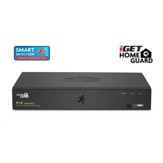 iGET HOMEGUARD HGNVK85304 PoE sustav kamera s SMART detekcijom pokreta, 8-kanalni FullHD NVR + 4x FullHD vanjska kamera