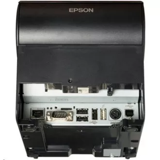 EPSON TM-T88VI pisač blagajne, RS232 / USB / LAN, zujalica, crna, sa napajanjem
