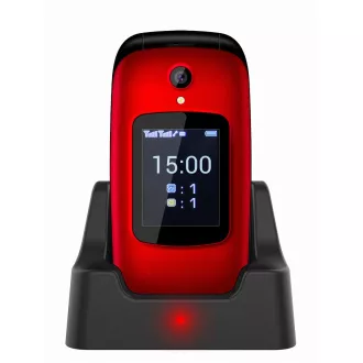 EVOLVEO EasyPhone FD, mobilni telefon za starije osobe sa postoljem za punjenje (crvena boja) EVOLVEO EasyPhone FD, mobilni telefon za starije osobe sa postoljem za punjenje (crvena boja)