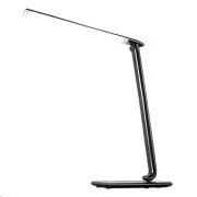 Solight LED stolna lampa s mogućnošću zatamnjivanja, 12W, izbor temperature svjetla, USB, crni sjaj