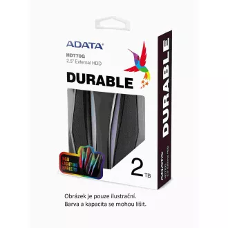 ADATA vanjski HDD 1TB 2.5" USB 3.2 HD770G, crveni