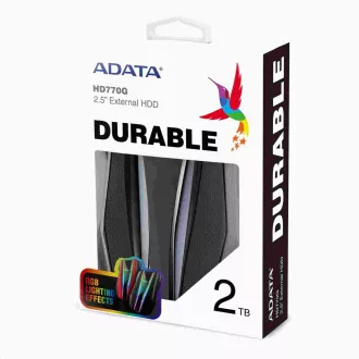 ADATA vanjski HDD 2TB 2.5" USB 3.2 HD770G, crni