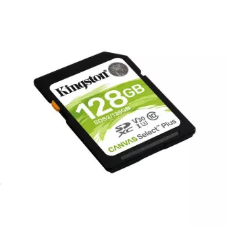 Kingston 128 GB SecureDigital Canvas Select Plus (SDXC) 100R 85W Class 10 UHS-I