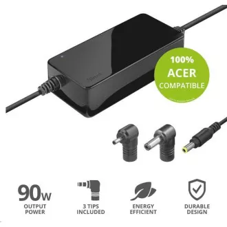 TRUST MAXO adapter za napajanje ACER 90W prijenosnih računala, uklj. terminali TRUST MAXO adapter za napajanje ACER 90W prijenosnih računala, uklj. terminali