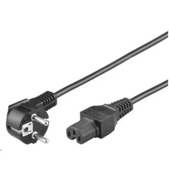 PREMIUMCORD Mrežni kabel 230V do računala 2m IEC 320 C15 konektor s prorezima
