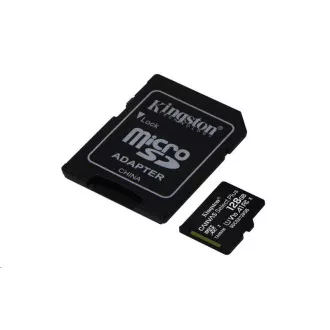 Kingston 128GB micSDXC Canvas Select Plus 100R A1 C10 kartica + SD adapter