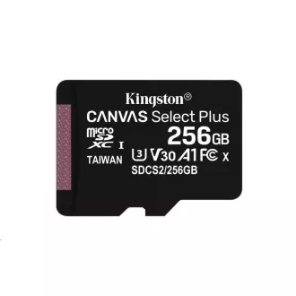 Kingston 256 GB micSDXC Canvas Select Plus 100R A1 C10 - 1 kom