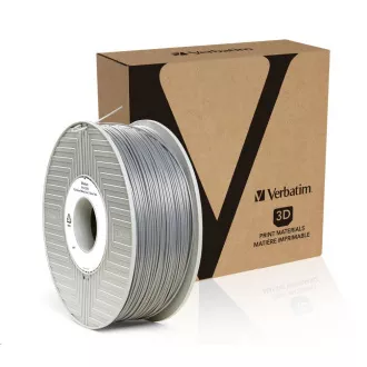 VERBATIM 3D printer Filament PLA 1,75 mm, 335 m, 1 kg srebrno / metalno sivi (55275) VERBATIM 3D printer Filament PLA 1,75 mm, 335 m, 1 kg srebrno / metalno sivi (55275)