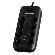 CyberPower Surge Buster™ 8 utičnica, 2xUSB, 1,8m, njemački, novi