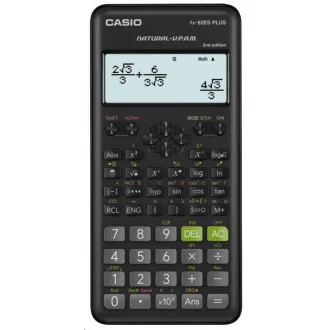 CASIO kalkulator FX 82ES PLUS 2E, crni, školski, deseteroznamenkasti