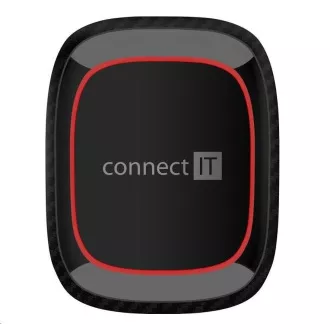 CONNECT IT InCarz 4Strong360 CARBON univerzalni magnetni držač za auto, 4 magneta, crveni