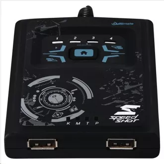 Hama "Speedshot Ultimate" pretvarač miša / tipkovnice za PS4 / PS3 / Xbox One / Xbox360, siva Hama "Speedshot Ultimate" pretvarač miša / tipkovnice za PS4 / PS3 / Xbox One / Xbox360, siva