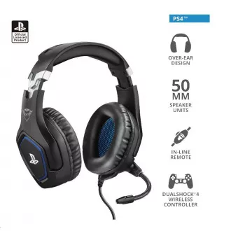 TRUST GXT 488 Forze PS4 gaming slušalice - Sony Licencirano - crne