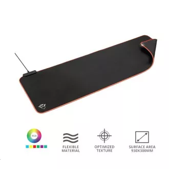 TRUST podloga za miša GXT 764 Glide-Flex XXL Fleksibilna podloga za miša s RGB osvjetljenjem