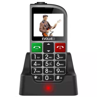 EVOLVEO EasyPhone FM, mobilni telefon za starije osobe sa postoljem za punjenje (srebrna boja) EVOLVEO EasyPhone FM, mobilni telefon za starije osobe sa postoljem za punjenje (srebrna boja)