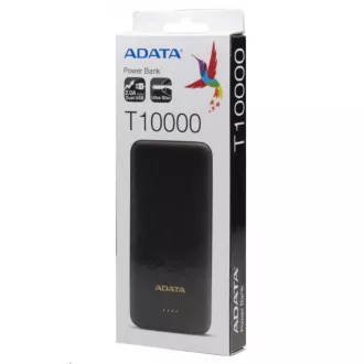 ADATA PowerBank AT10000 - vanjska baterija za mobilni telefon/tablet 10000mAh, crna