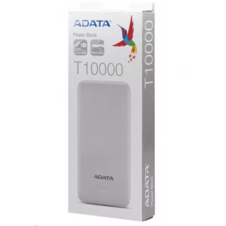 ADATA PowerBank AT10000 - vanjska baterija za mobilni telefon/tablet 10000mAh, bijela