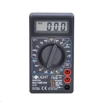 Solight multimetar, max. AC 500V, max. DC 500V / 10A, test dioda, zujalica
