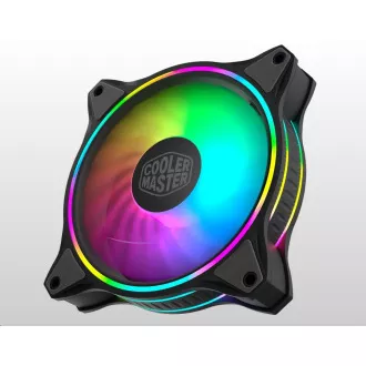 Cooler Master ventilator MasterFan MF120 Halo 3u1, 3x120mm, ARGB, crni