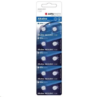 AgfaPhoto gumb alkalna baterija LR41-LR736-AG3-384-392, blister 10kom