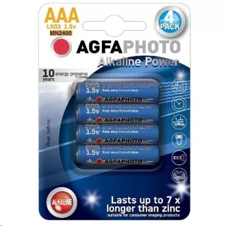 AgfaPhoto Power alkalna baterija LR03 / AAA, blister 4kom