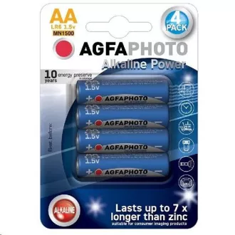 AgfaPhoto Power alkalna baterija LR06/AA, blister 4 kom