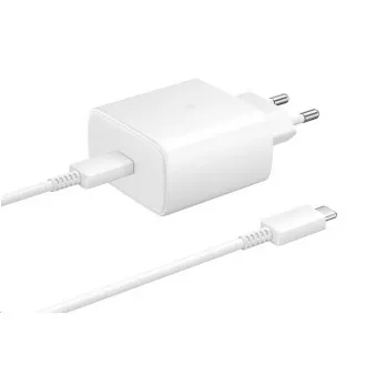 Samsung putni punjač EP-TA845XWE, Quickcharge 45W, USB-C, bijeli Samsung putni punjač EP-TA845XWE, Quickcharge 45W, USB-C, bijeli
