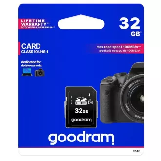 GOODRAM SDHC kartica 32 GB (P: 100 / W: 10 MB / s) UHS-I Class 10