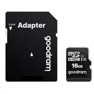 GOODRAM MicroSDHC kartica 16GB M1AA, UHS-I Class 10, U1 + adapter