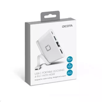 DICOTA USB-C prijenosna priključna stanica 4-u-1 s HDMI