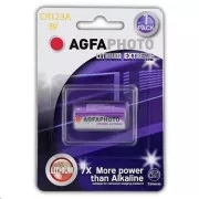 AgfaPhoto litij foto baterija CR123A, blister 1kom