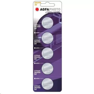AgfaPhoto gumb litij baterija CR2450, blister 5kom