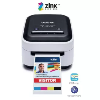 BROTHER pisač naljepnica FOTO - VC500W - WIFI, USB, BOJA bez potrebe za tintom - Integrirano rezanje