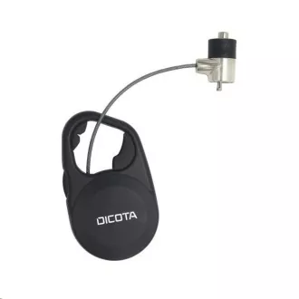 DICOTA sigurnosni kabel T-brava na uvlačenje, s ključem, utor 3x7 mm