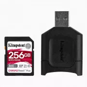 Kingston 256GB SDXC React Plus + čitač