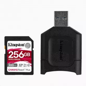 Kingston 256GB SDXC React Plus + čitač