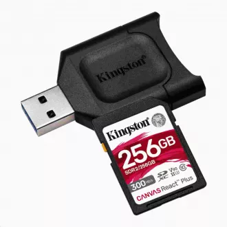 Kingston 256GB SDXC React Plus + čitač