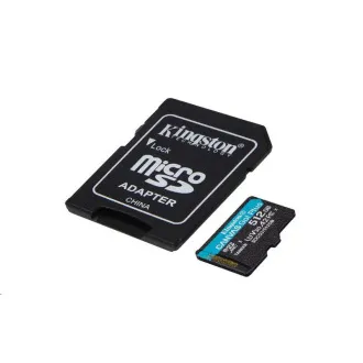 Kingston MicroSDXC kartica 512 GB Canvas Go! Plus, R:170/W:90MB/s, klasa 10, UHS-I, U3, V30, A2 + adapter - Rabljen Kingston MicroSDXC kartica 512 GB Canvas Go! Plus, R:170/W:90MB/s, klasa 10, UHS-I, U3, V30, A2 + adapter - Rabljen