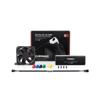 NOCTUA ventilator NF-A8 PWM chromax.black.swap, 80x80x25 mm NOCTUA ventilator NF-A8 PWM chromax.black.swap, 80x80x25 mm