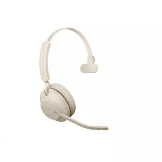 Jabra slušalice sa postoljem Evolve2 65, Link 380c MS, mono, bež - Raspakiran Jabra slušalice sa postoljem Evolve2 65, Link 380c MS, mono, bež - Raspakiran