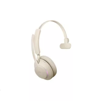 Slušalice Jabra Evolve2 65, Link 380c MS, mono, bež