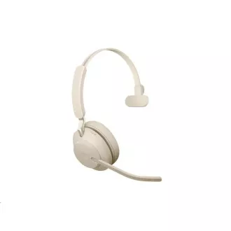Slušalice Jabra Evolve2 65, Link 380c MS, mono, bež