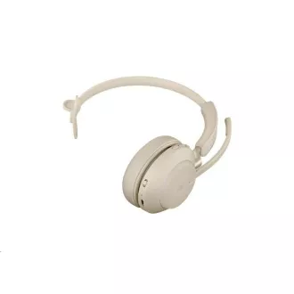 Jabra Evolve2 65 slušalice, Link 380a MS, mono, bež Jabra Evolve2 65 slušalice, Link 380a MS, mono, bež