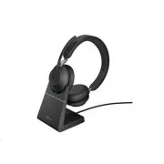 Jabra slušalice sa postoljem Evolve2 65, Link 380c MS, stereo, crne